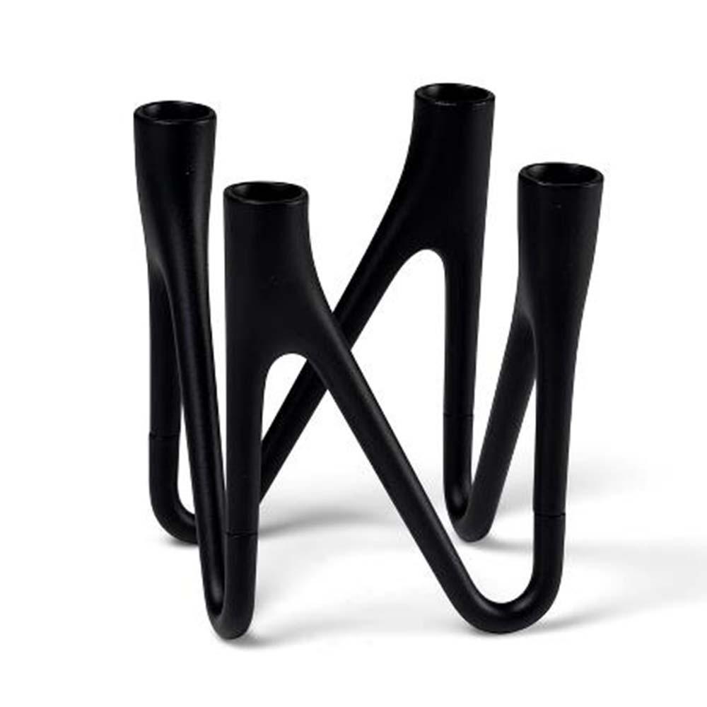 Morsø Roots Lysestage 4 arme Sort