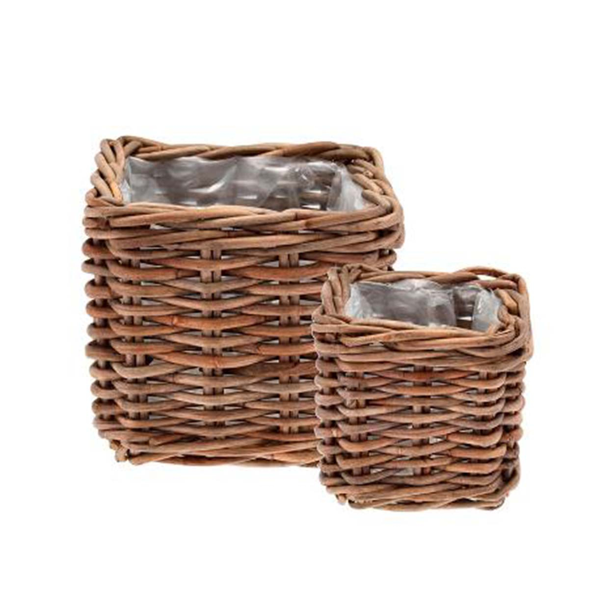 Villa Collection Ylm Planteskjuler kurv 2 stk. Natur