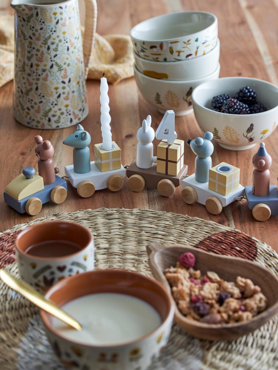 Junaid Fødselsdagsdekoration, Brun, FSC®100%, MDF