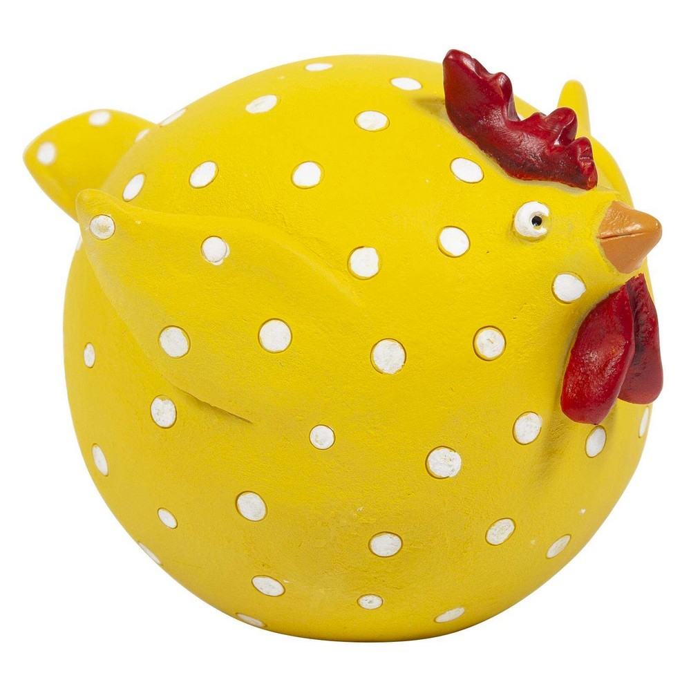 Høne Lisbeth, gul, 6,5 cm*