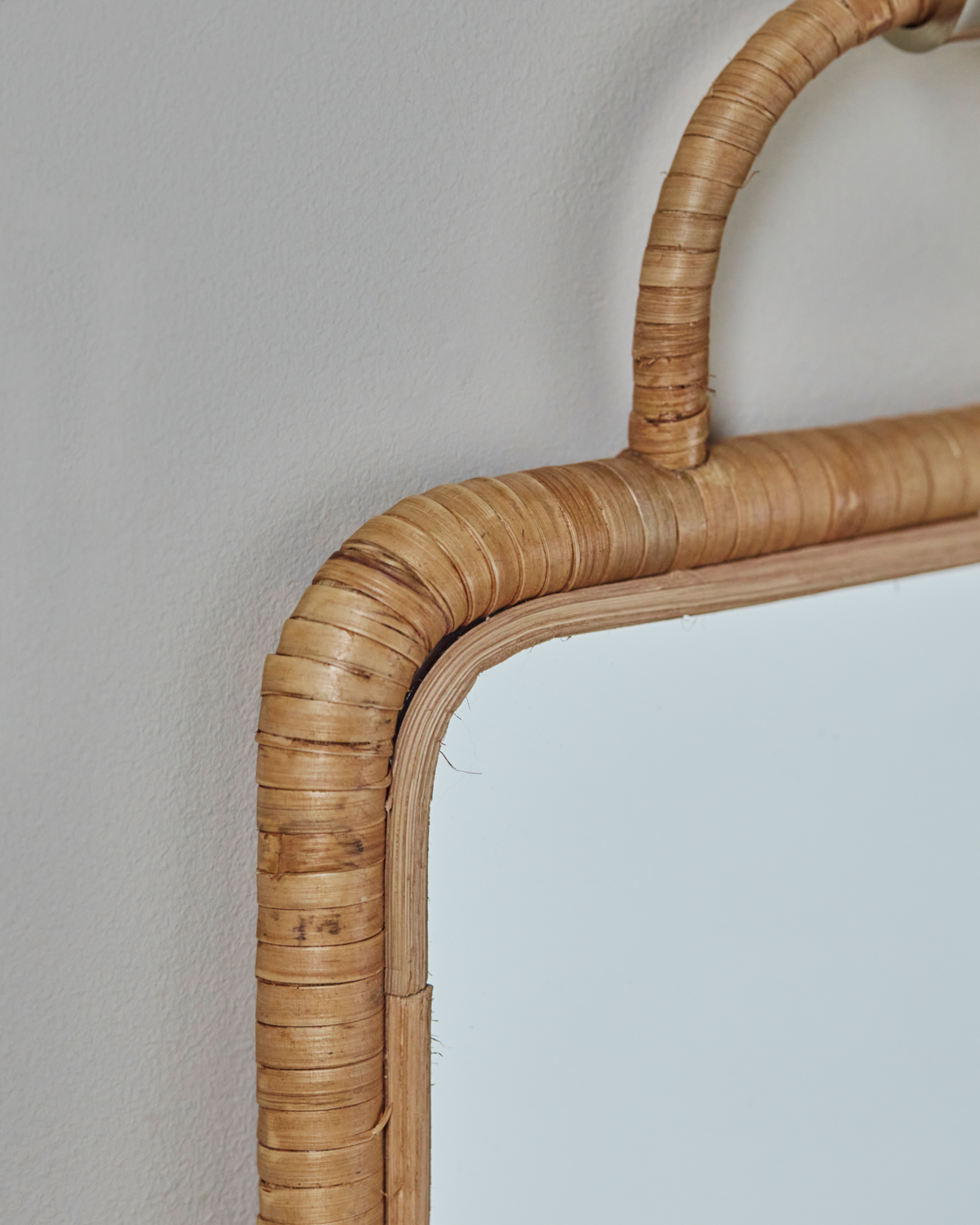 Meraki Spejl m. ramme, Baki, Natural