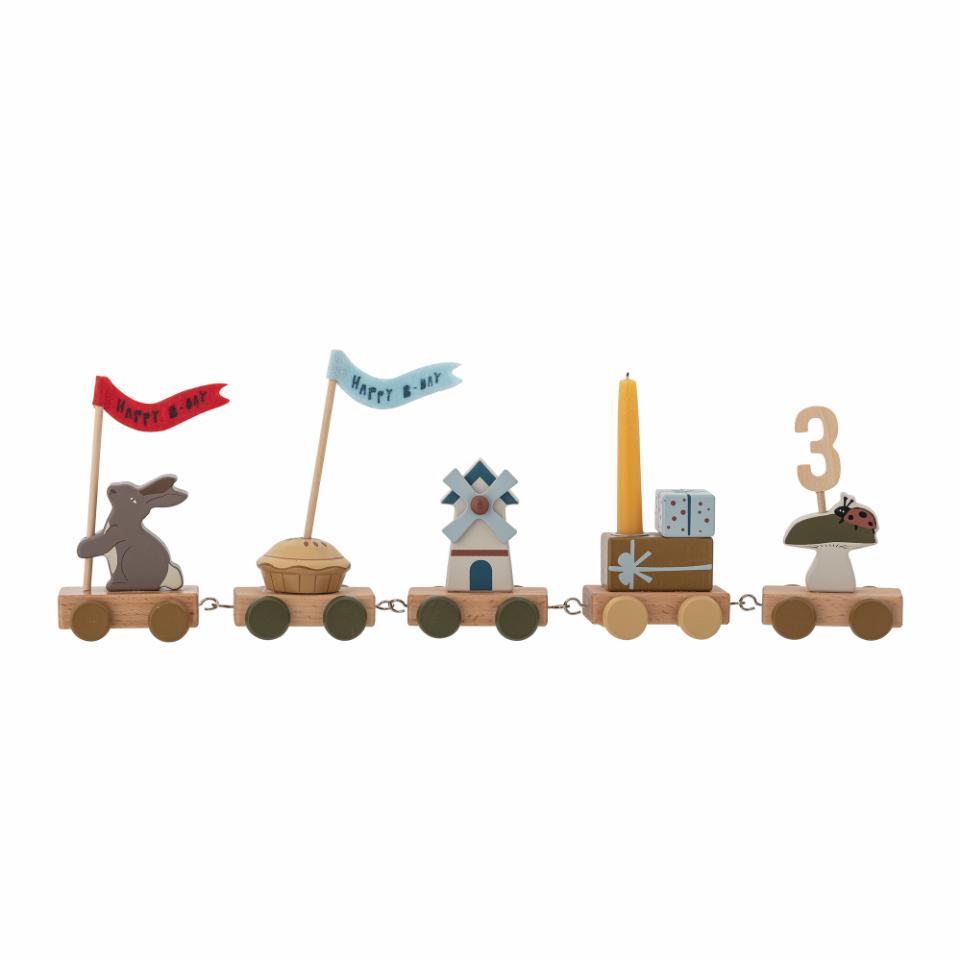 Alfi Fødselsdagsdekoration, Brun, FSC®100%, MDF