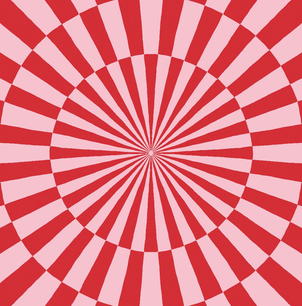 Cirkus dug rød 140x340cm