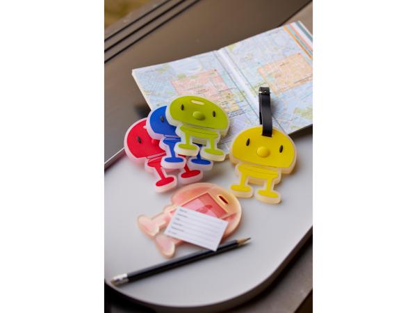 Hoptimist Bag tag Rød