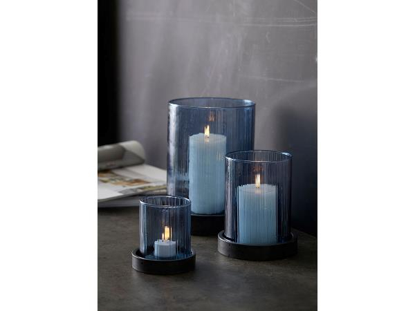 BITZ Hurricane med LED-lys 17 cm Blå*