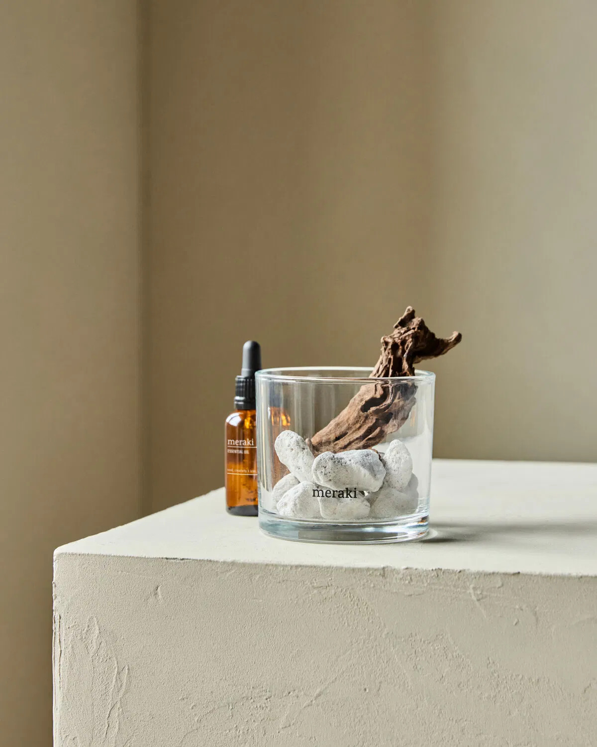 Diffuser, Lavastone & wood - Herbal calm, 30 ml