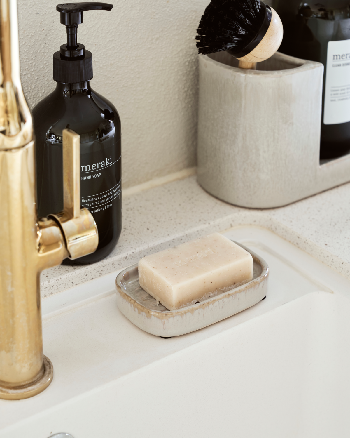 Meraki Sæbeholder, Datura, Shellish grey