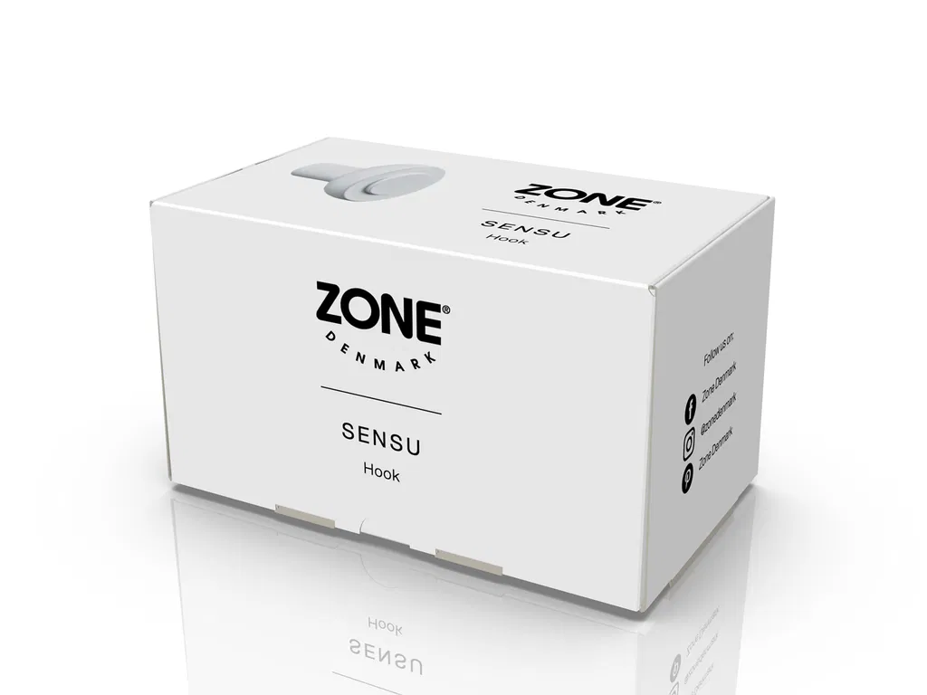 Zone Krog Sensu 5 x 4,2 cm Hvid Birk