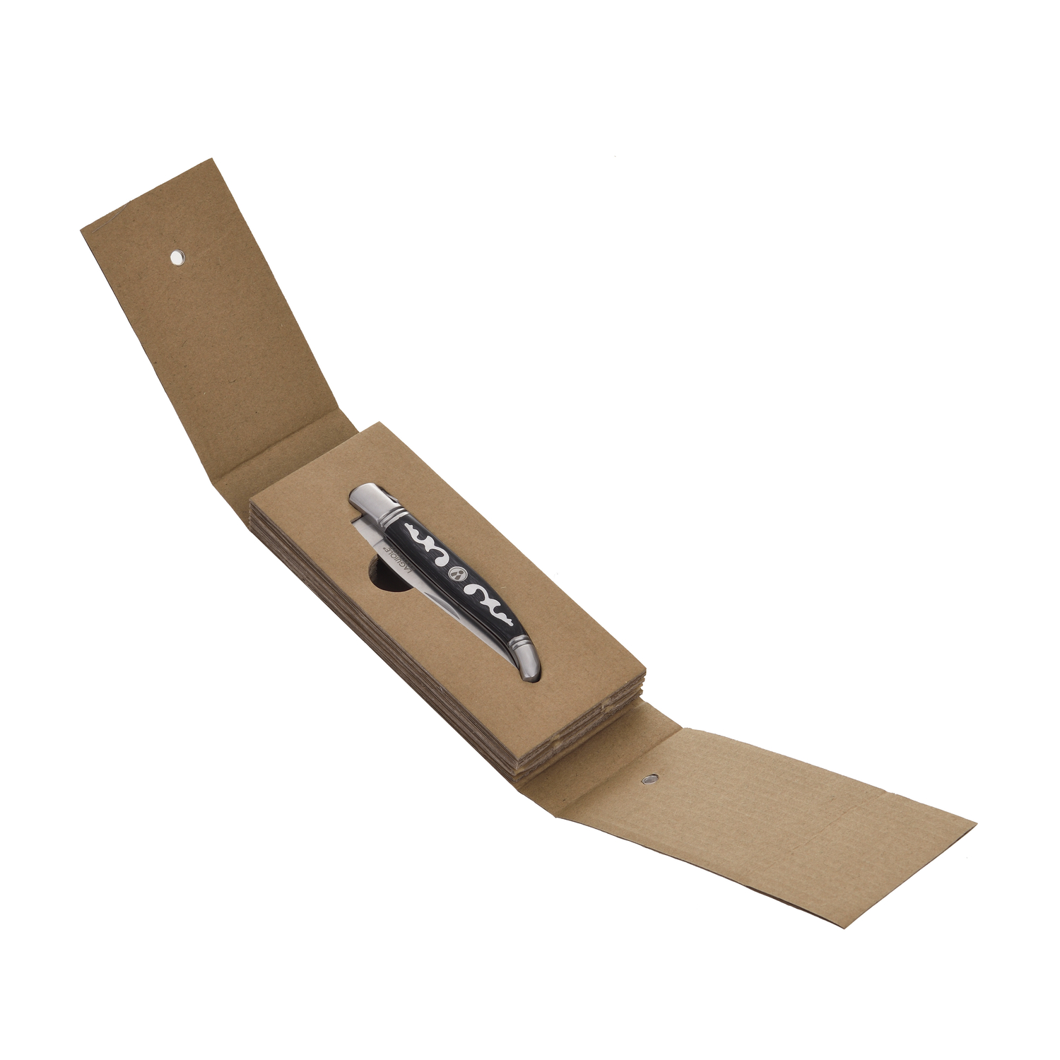 Laguiole Herit Foldekniv Grå Arabesque