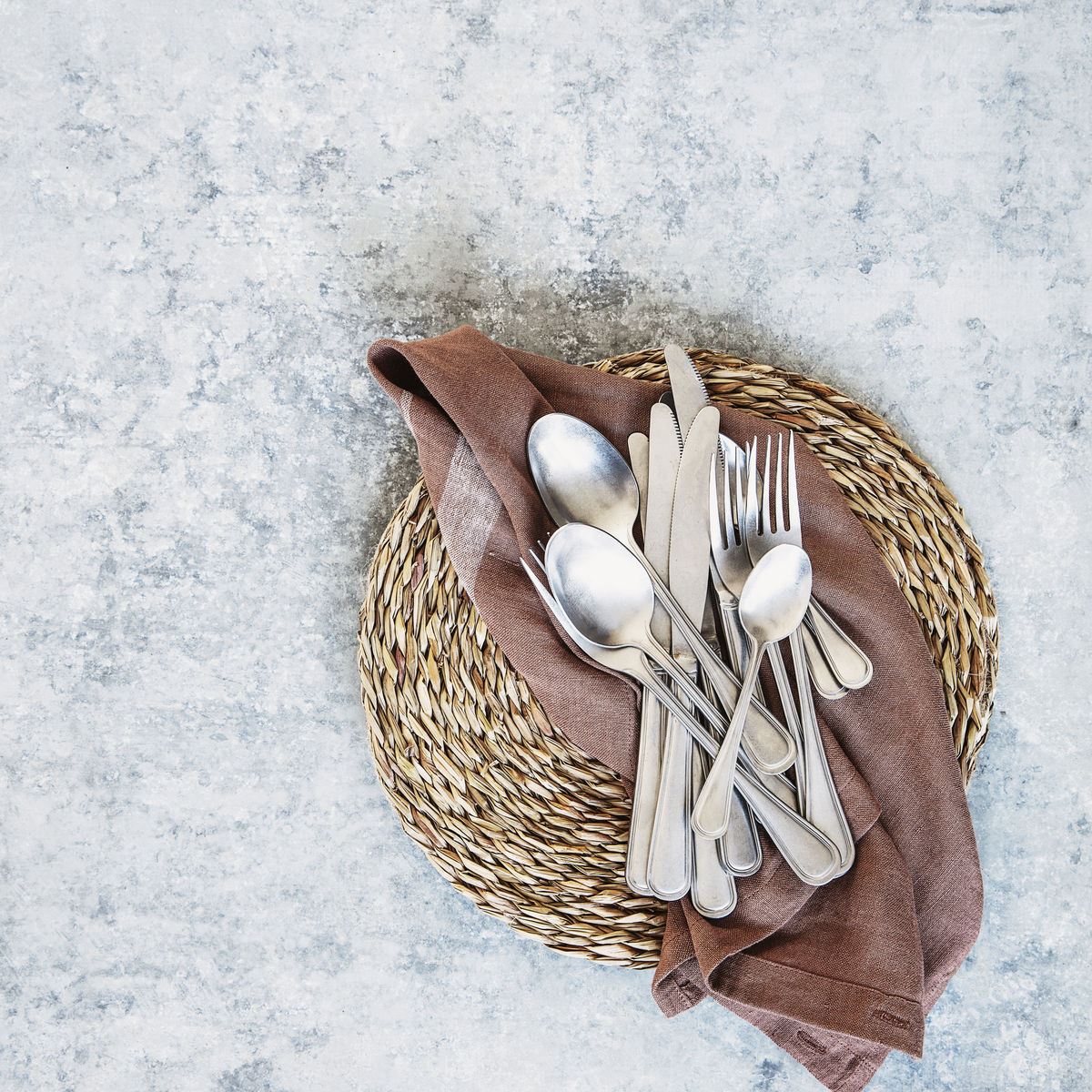 Dækkeserviet, Acain, Natur Ø29 cm