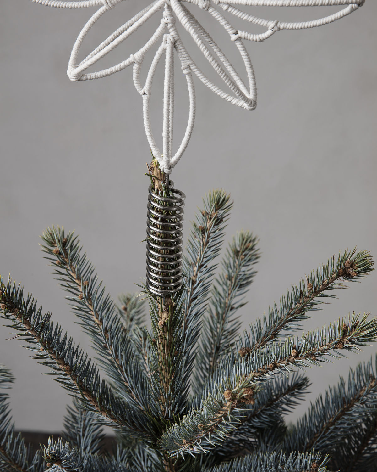 Juletræsstjerne, Soft, Beige*