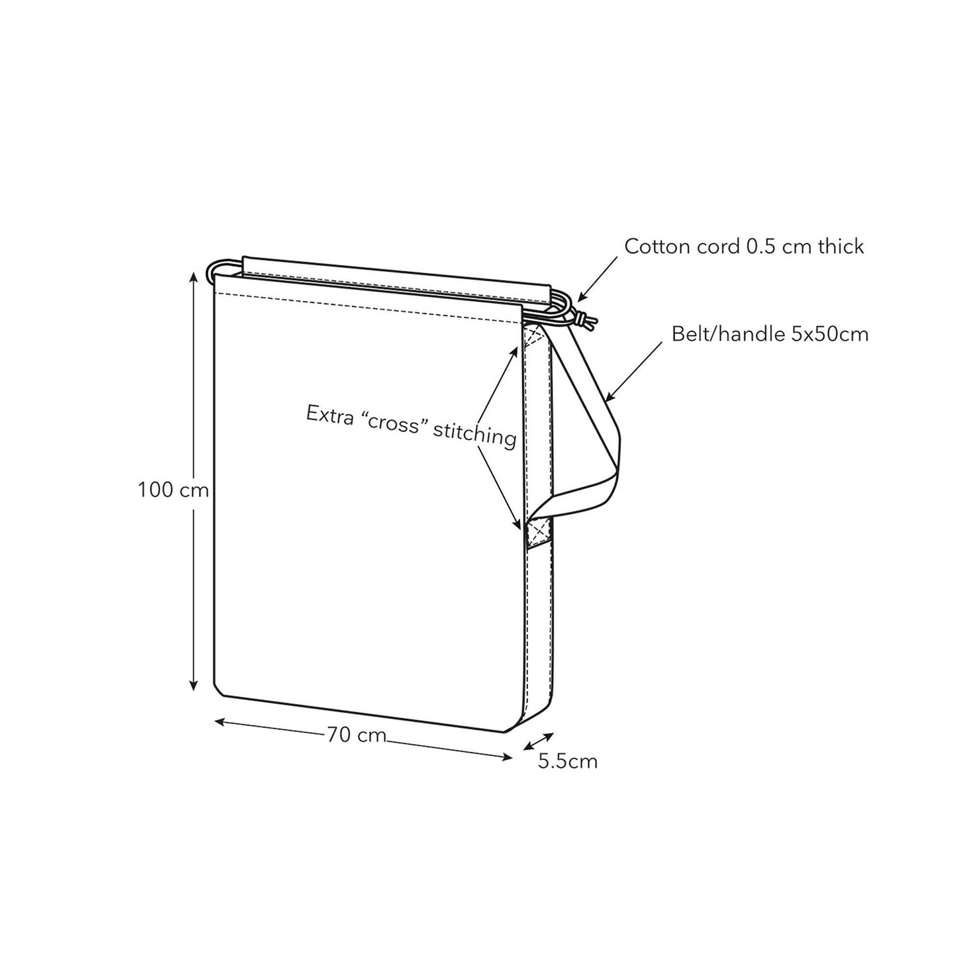 Laundry and Storage Bag, Pale rose
