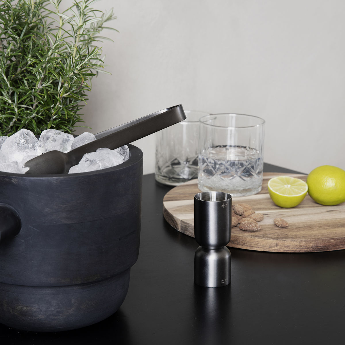 Målebæger, Grunge, Gunmetal 2-4cl*
