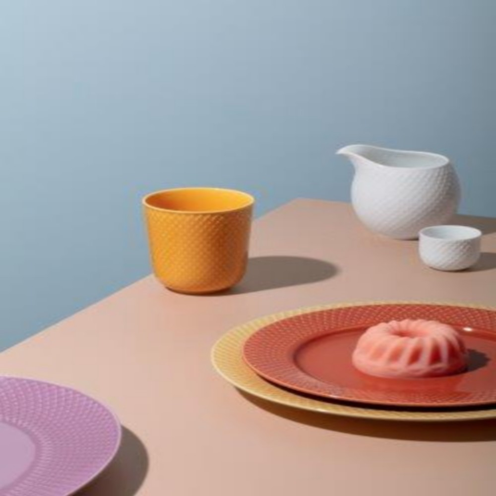 Rhombe Frokosttallerken, 23 cm, terracotta