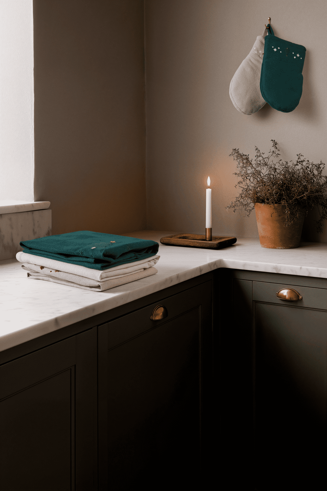 Christmas Fable Ovnhandske grøn