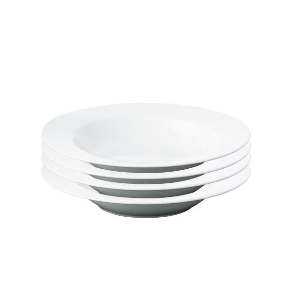 café - suppetallerken hvid  4 stk  22 cm