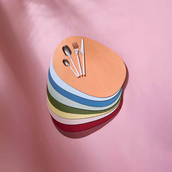 Confetti dækkeserviet Apricot