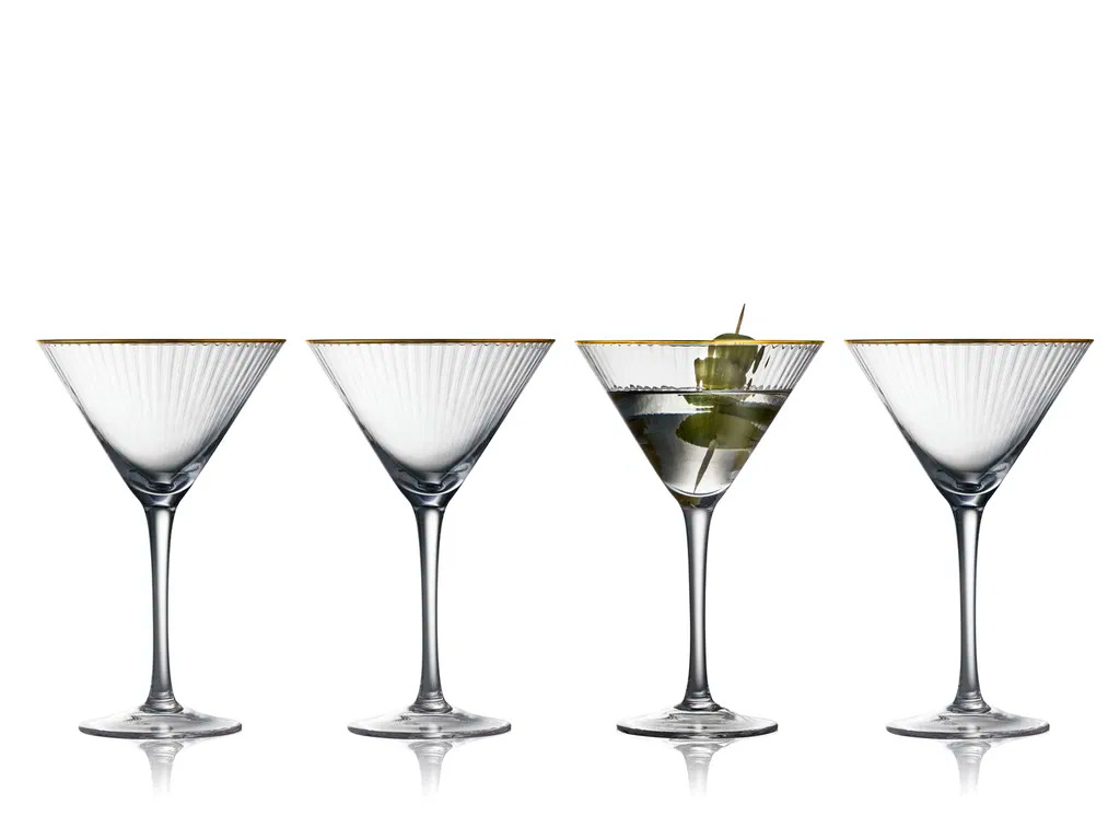 Martiniglas Palermo Gold 25 cl 4 stk.