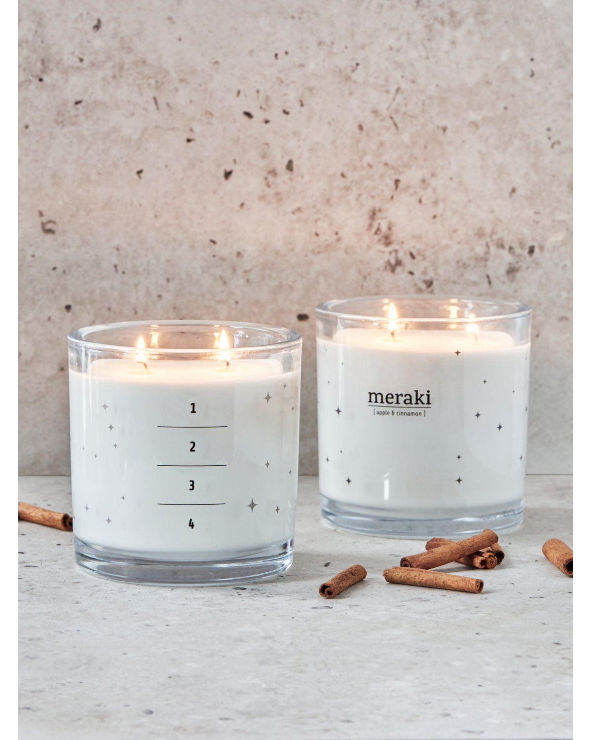 Meraki Duftlys, Advent, anjou pear, Hvid