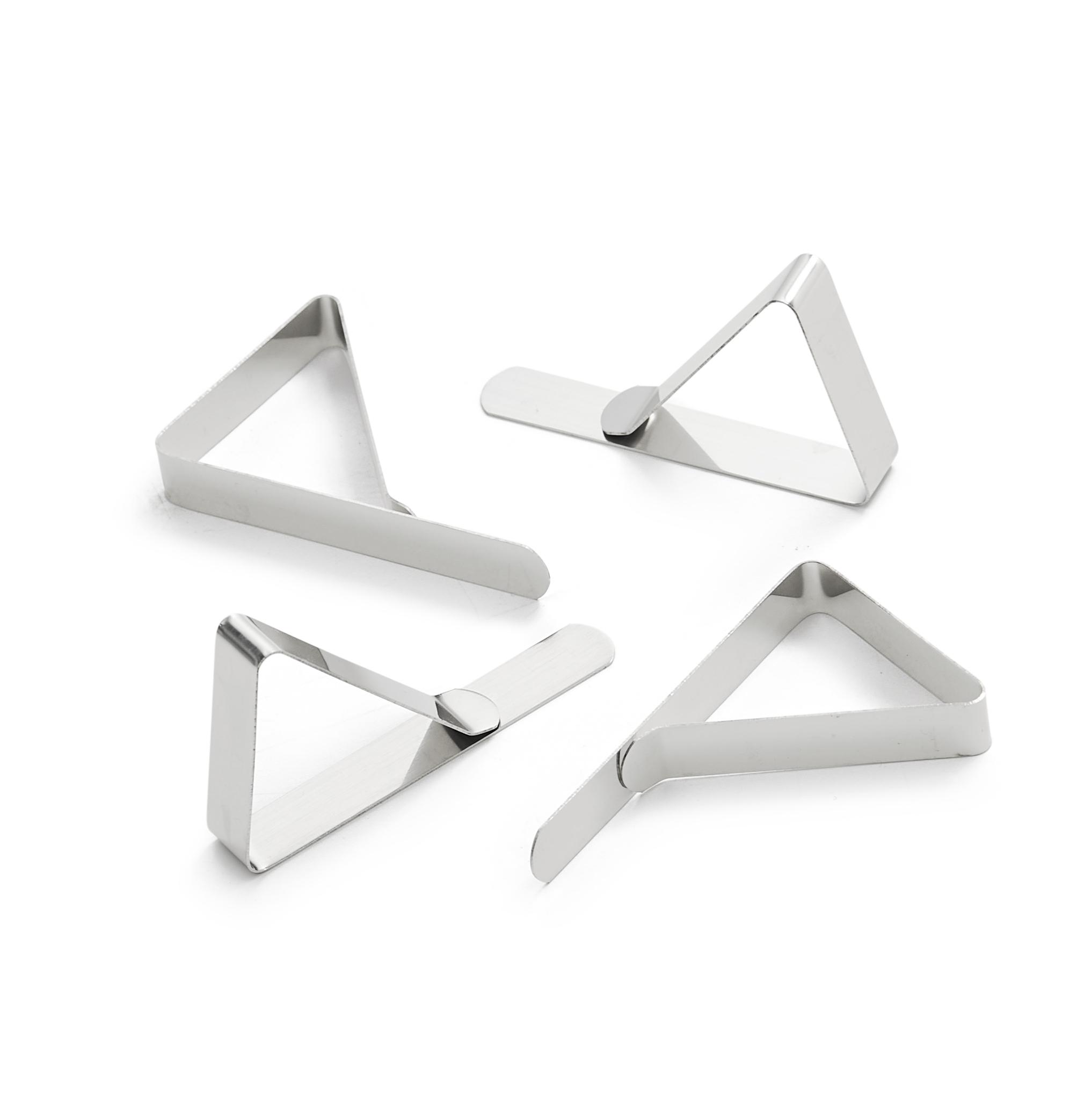 Dugklemmer sølv, 4 stk