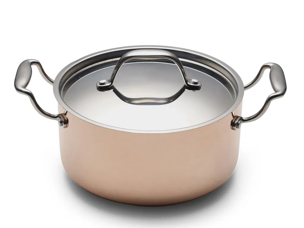 Blomsterbergs Gryde med låg 3 liter Kobber