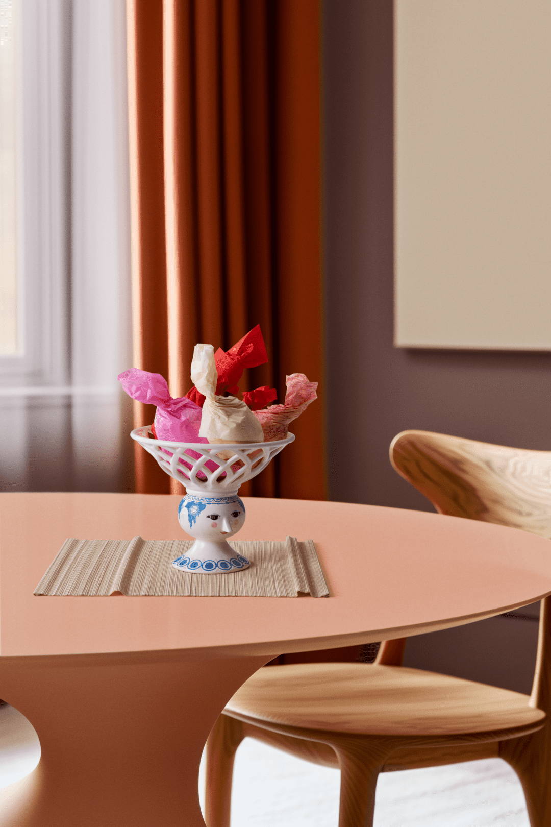 Wiinblad Dora Frugtskål Ø25 cm blå