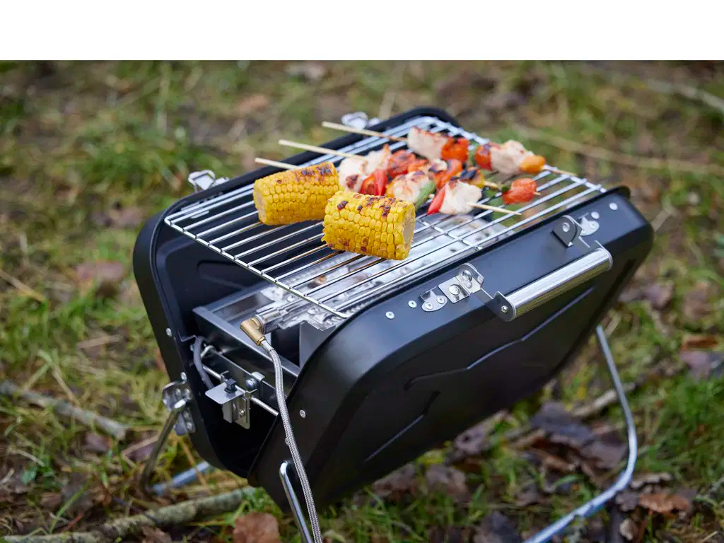 Xplore It transportabel Gasgrill 40 x 31,5 x 32 cm Sort