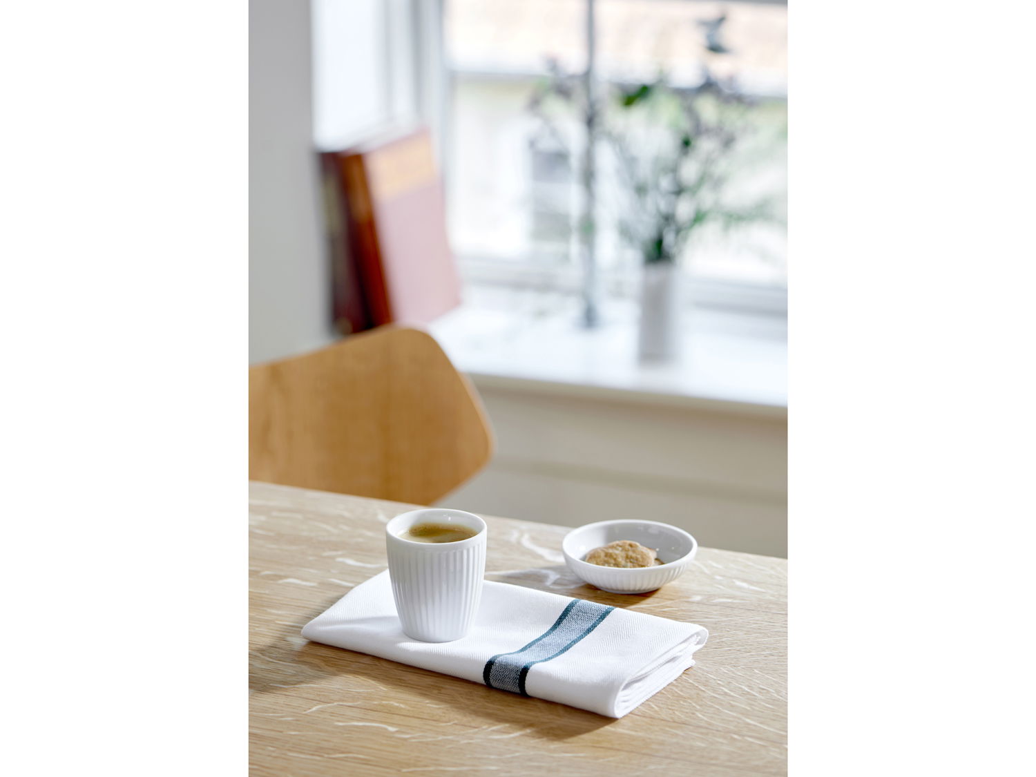 Stofserviet Pillivuyt 45 x 45 cm Fungi/Hvid