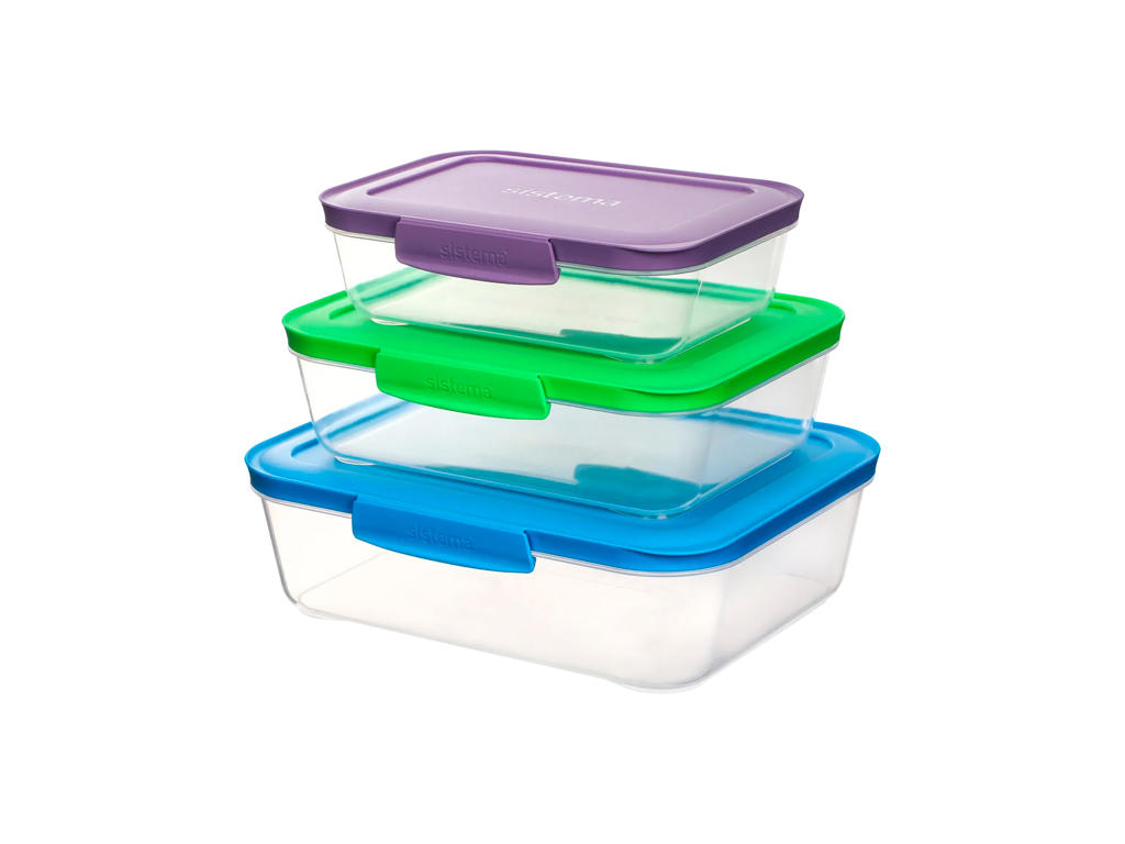 Sistema Nest It 3Pack 1 x 600ml, 1x 1L, 1 x 1.5L