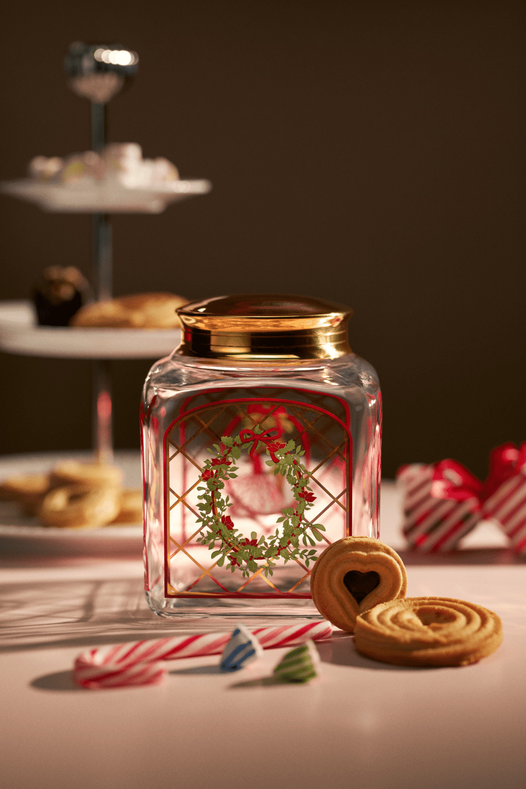 Holmegaard Christmas Julekageglas 2025 H16 multi