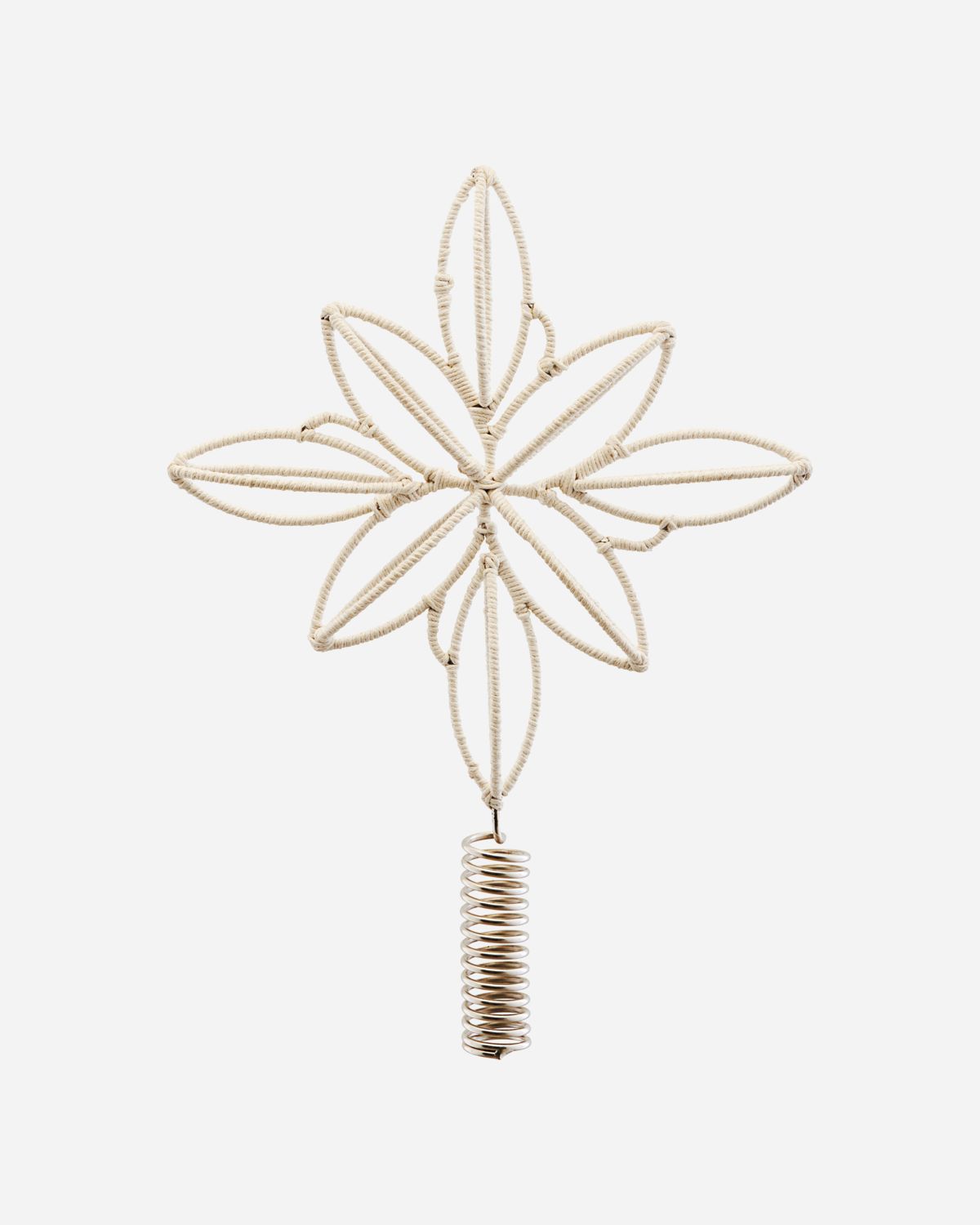 Juletræsstjerne, Soft, Beige*