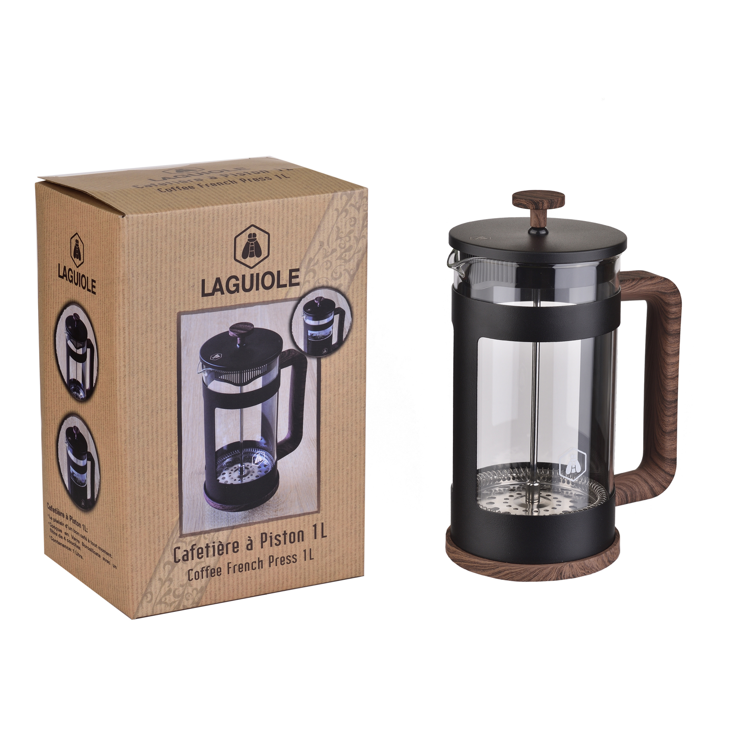 Laguiole Stempelkande French Press 1L