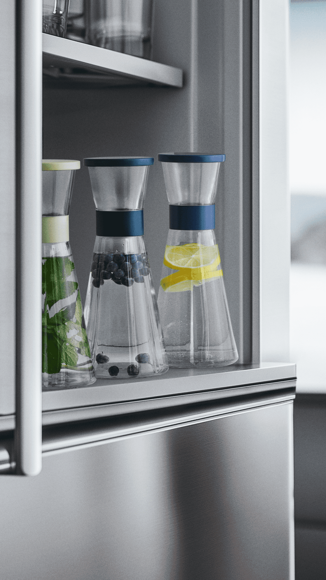 Grand Cru Vandkaraffel 90 cl ocean blue