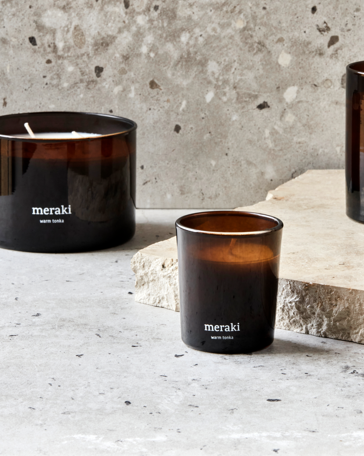 Meraki Duftlys, Warm tonka, Brun