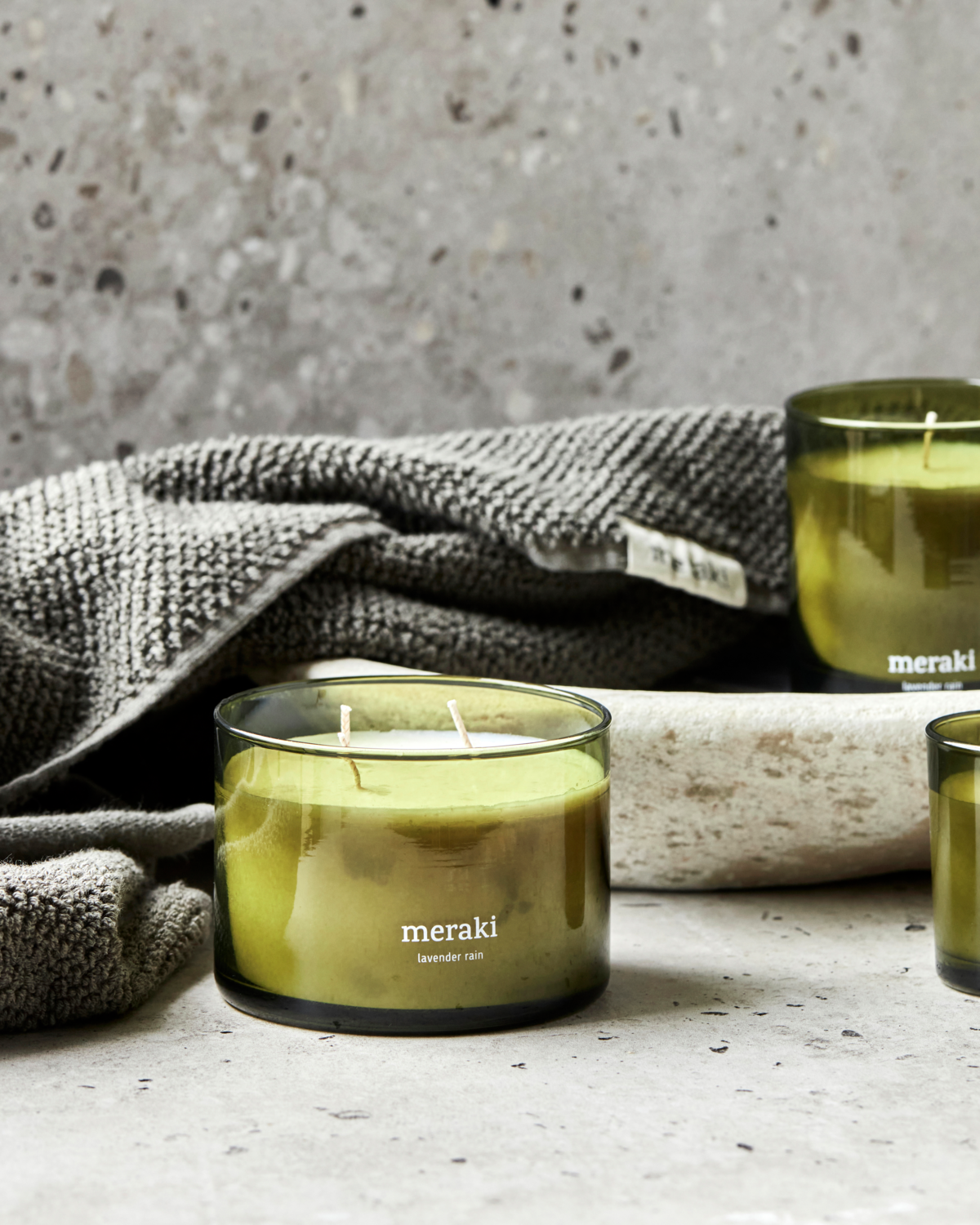 Meraki Duftlys, Lavender rain, Grøn