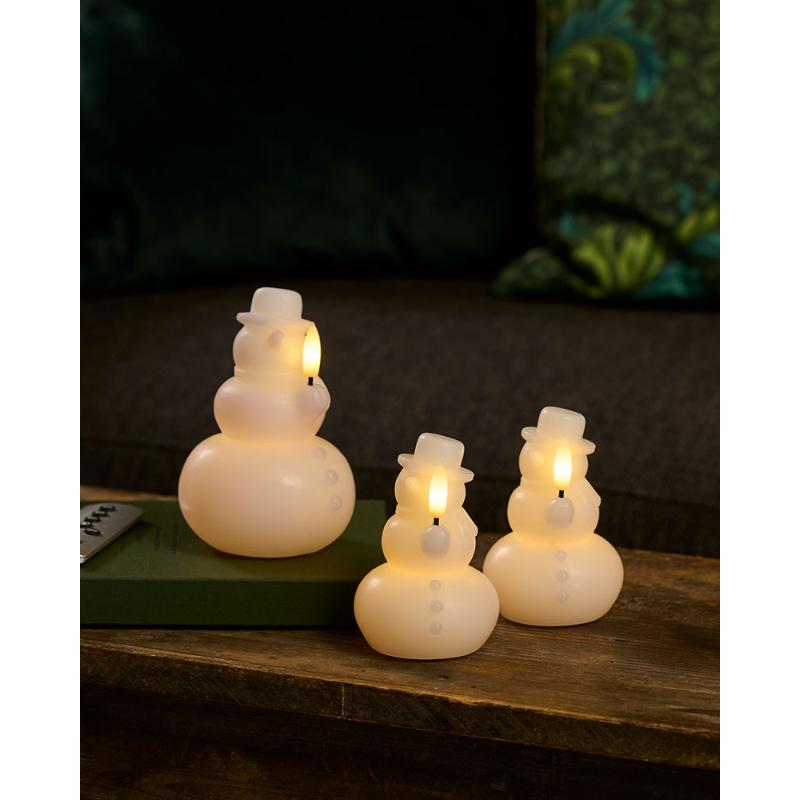 Eva LED Snemand, 2 stk. H10cm