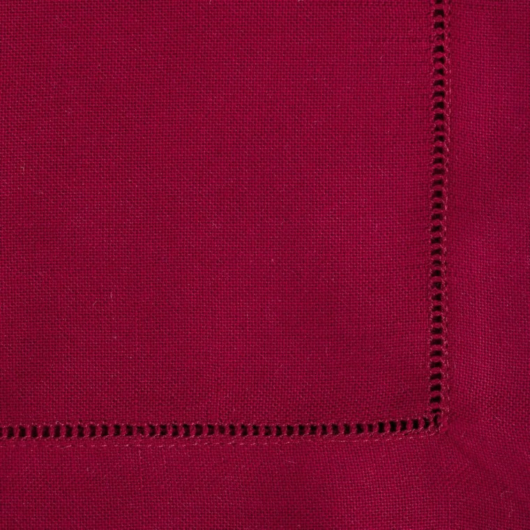 Langkilde & Søn 6 stk Røde servietter med hulsøm