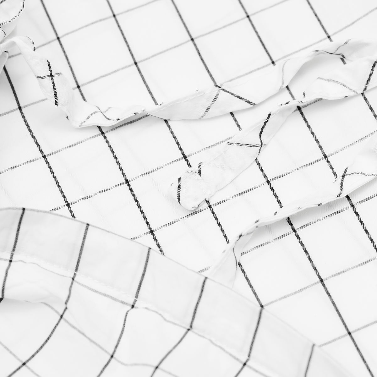 Sengesæt, Erika, 140 x 220 cm, snow w. coal*