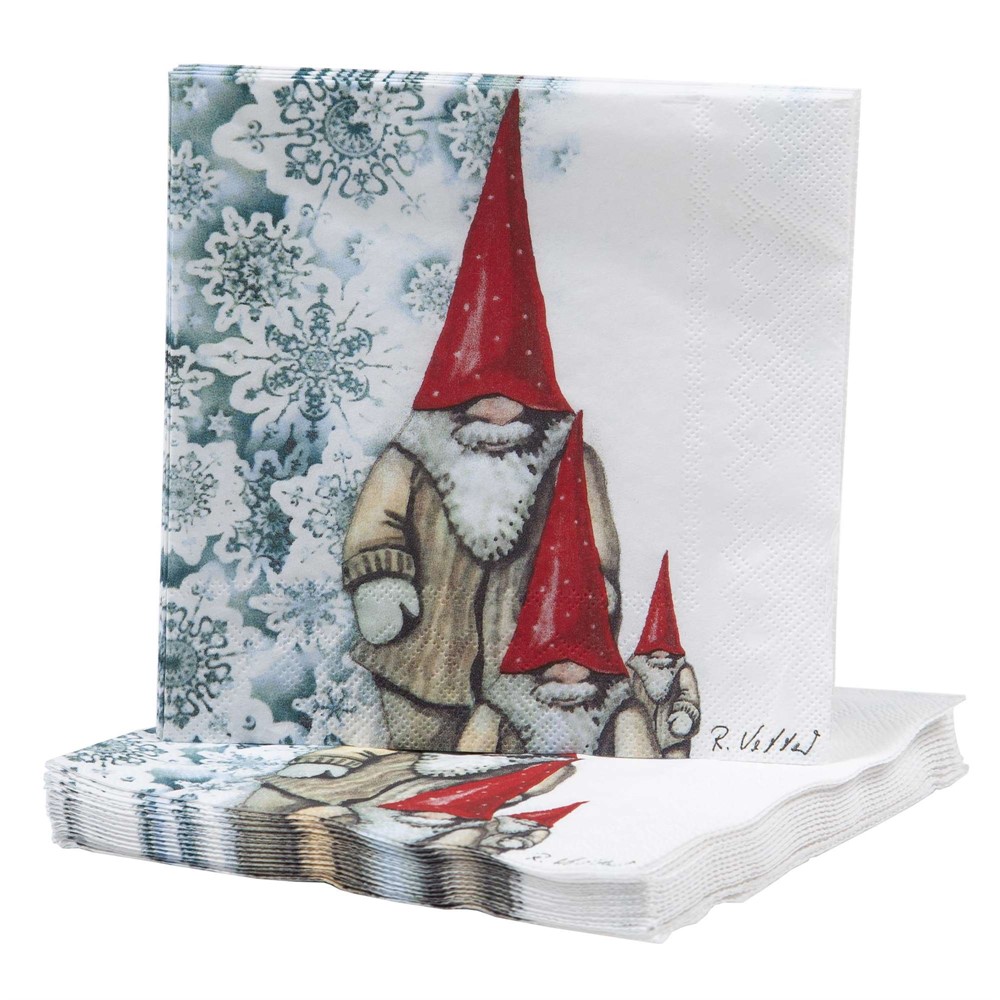 Papirservietter Santa Håkan 20 stk 25x25cm