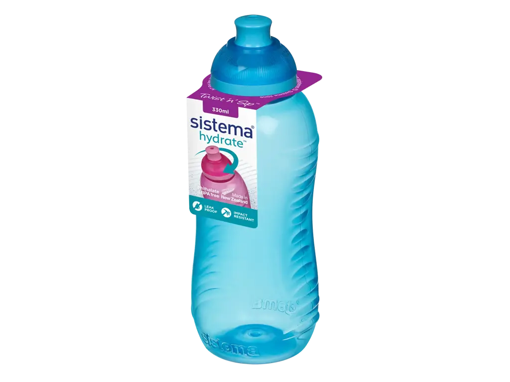Sistema Twist ‘n’ Sip 330ml, blå
