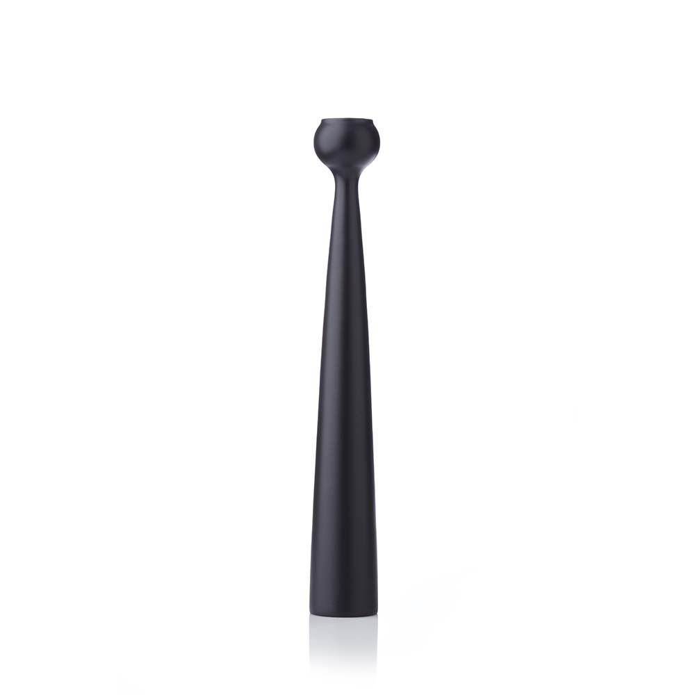 Tulip candleholder, Sort*