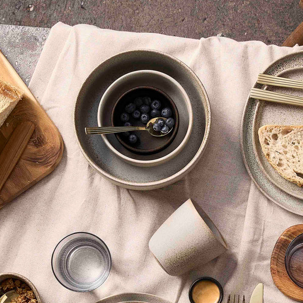 RAW - skål høj Ø: 19,5 cm, Sandy Beige