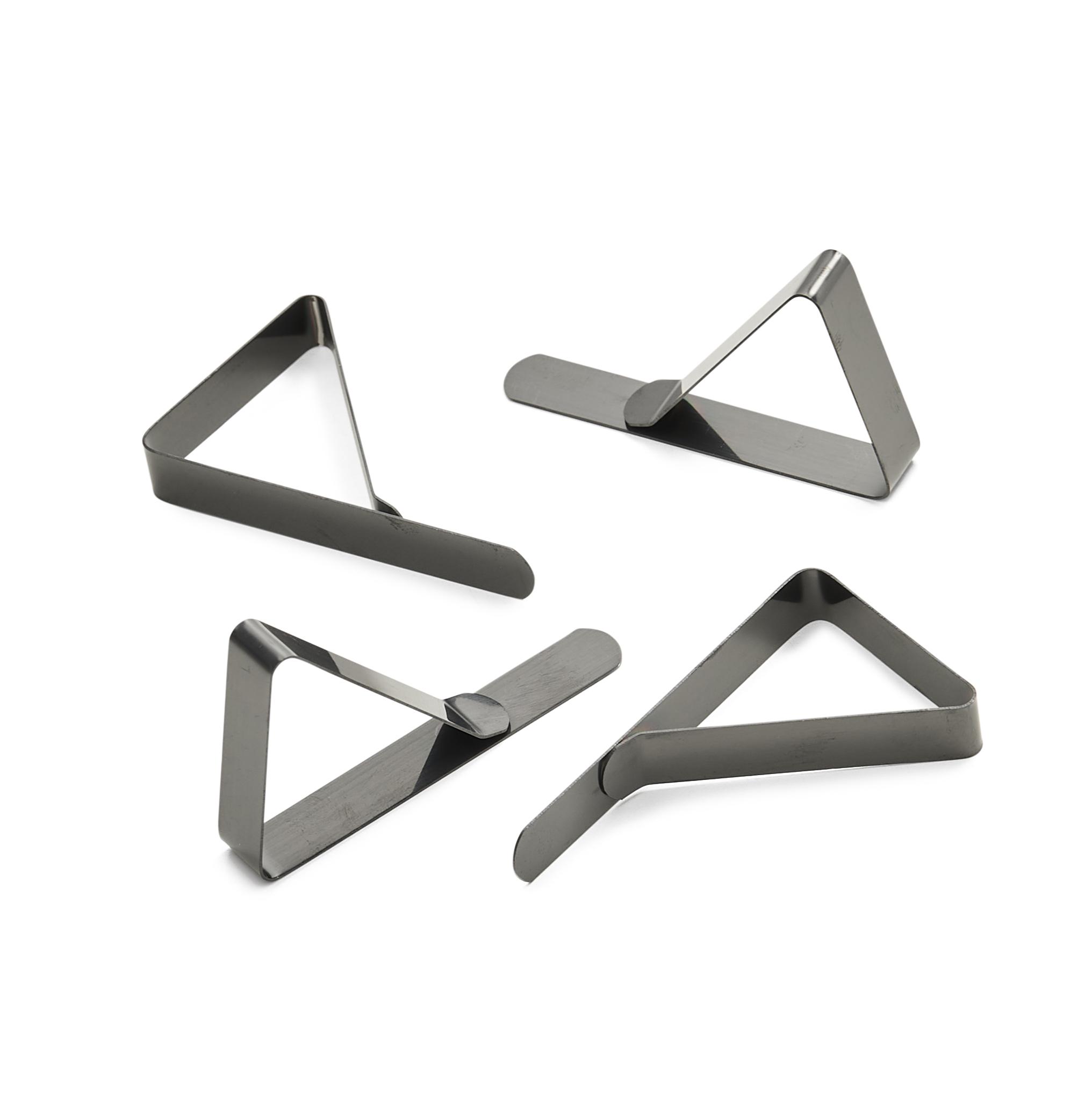 Dugklemmer sort, 4 stk