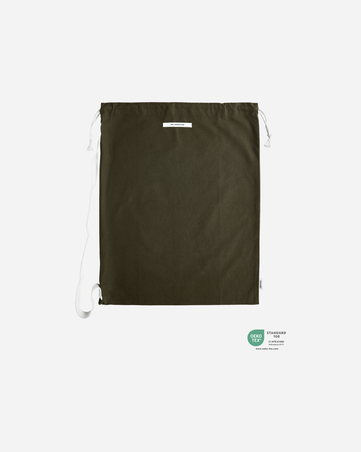  Meraki Bomuldspose, Cataria, Armygrøn