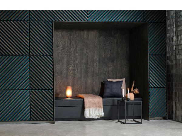 Villa Collection Bordlampe Dia. 12 x 24 cm Brun Glas*