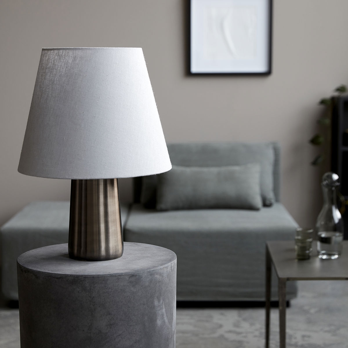 Lampefod, Bakora, Antik metallisk*