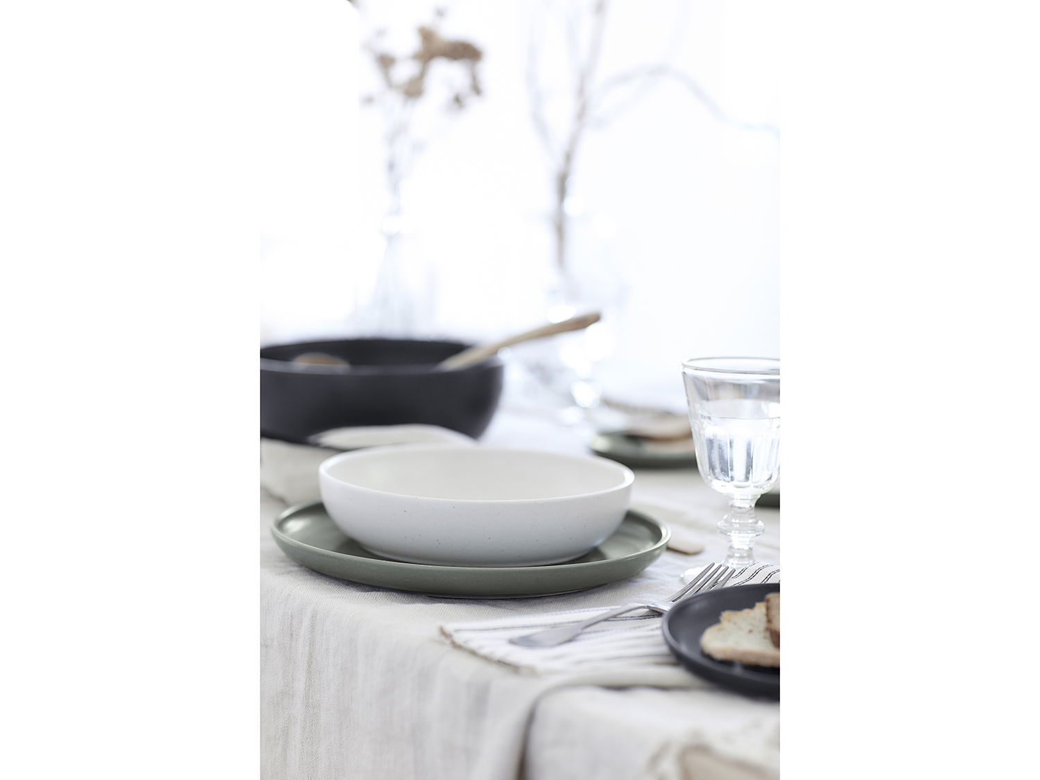 Tallerken flad Pacifica 27 cm Artichoke Keramik