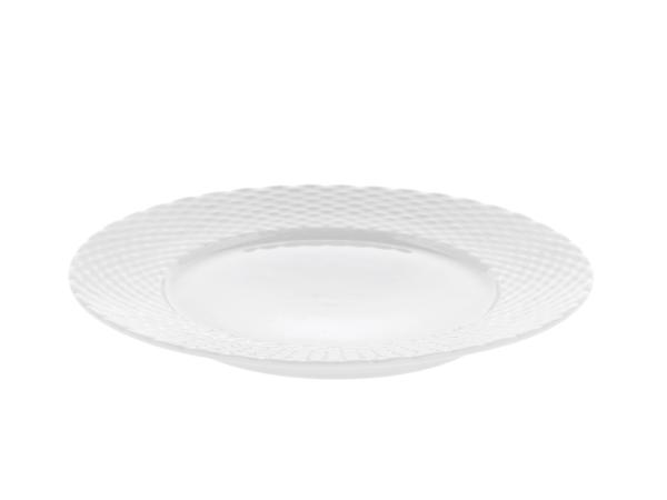 Pillivuyt Basket Tallerken flad Dia 22 cm Hvid