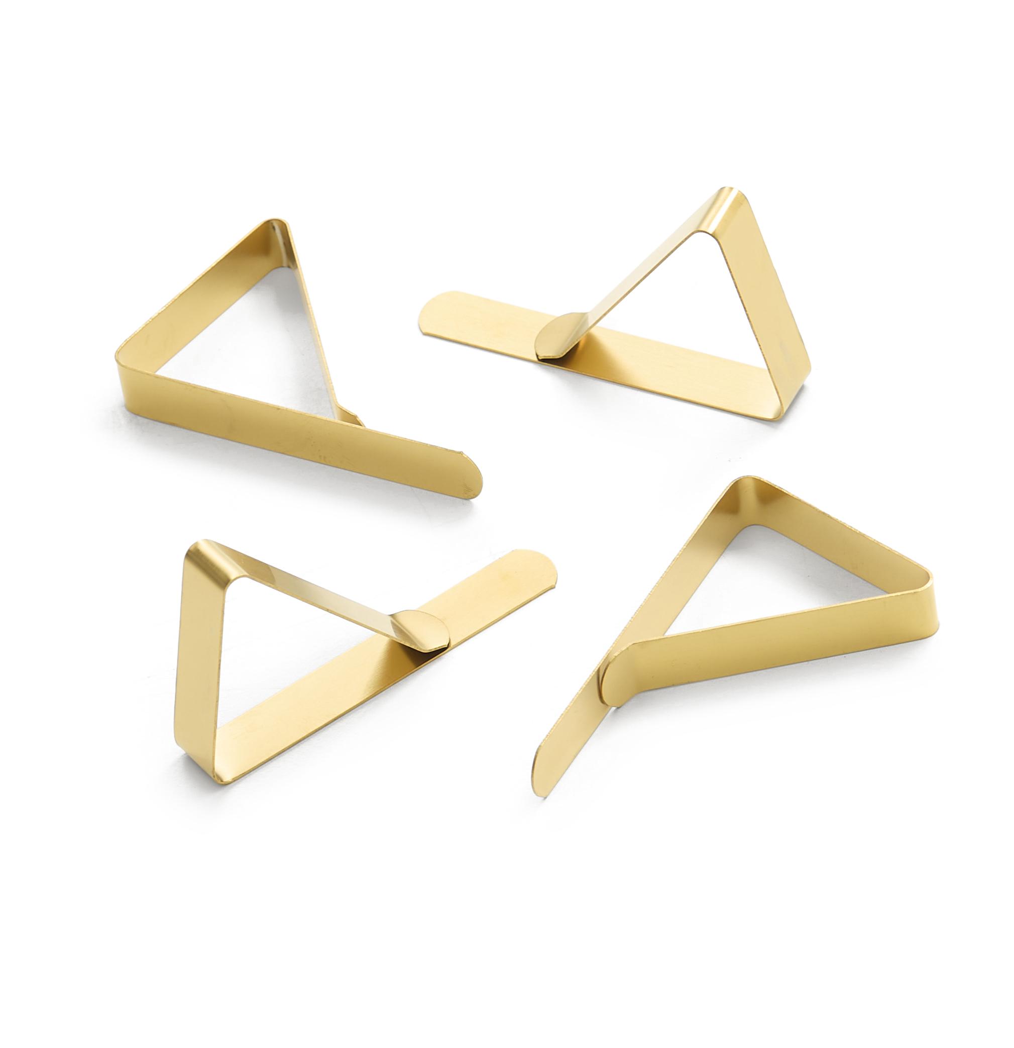 Dugklemmer guld, 4 stk