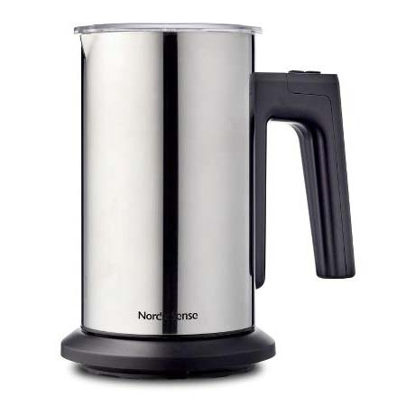 Nordic Sense Mælkeskummer 550 watt Sølv/Sort*